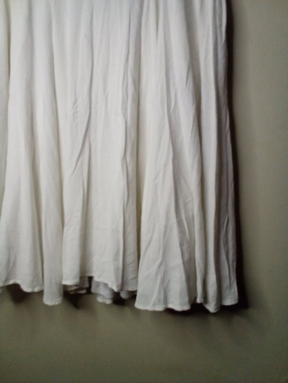 Torrid Skirt Women 3 3X Pull On Elastic Flowing Lined White - Picture 6 of 16
